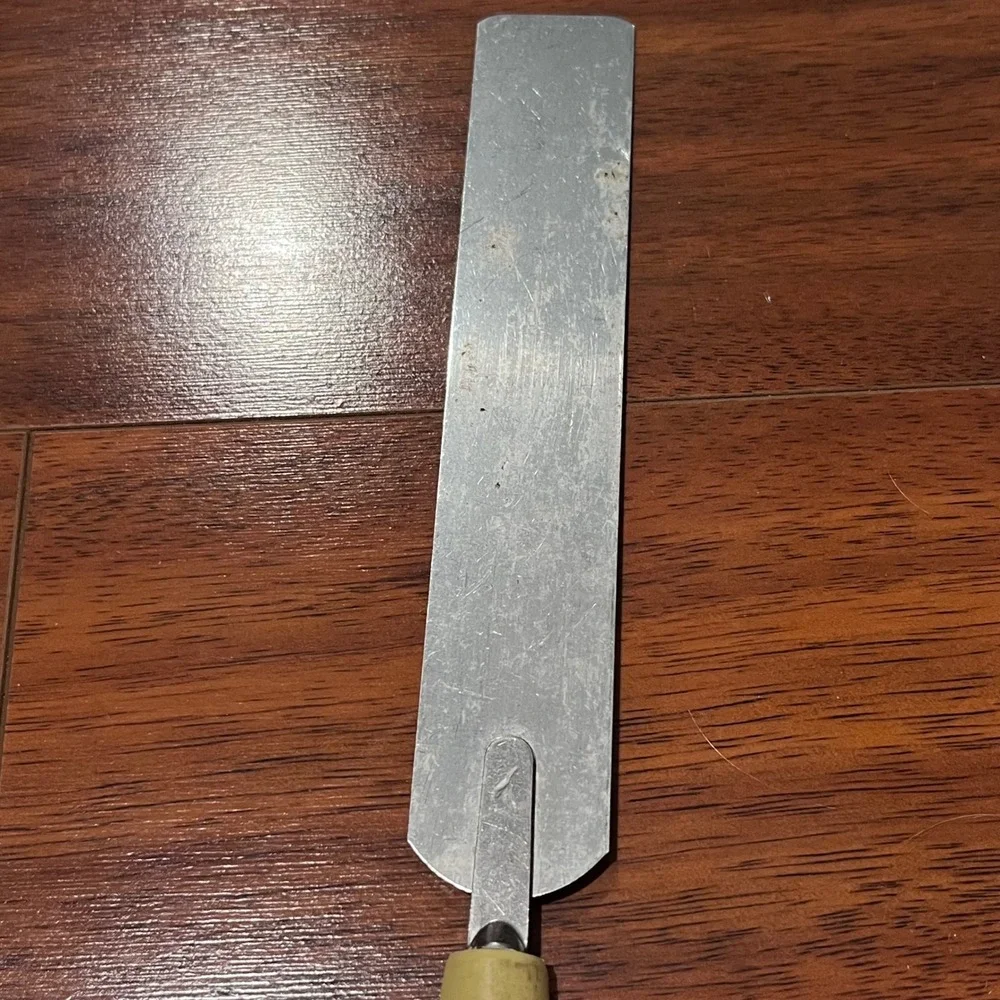 Vintage EKCO Stainless Steel Icing Spatula Straight Blade Cream Handle USA Made